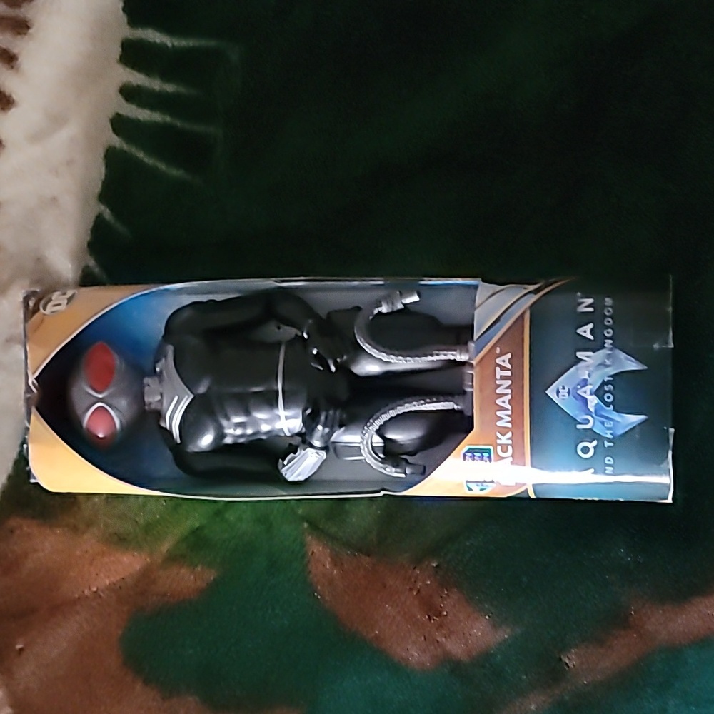Aquaman the Lost Kingdom action figure.  DC comics Black Manta 12" figure